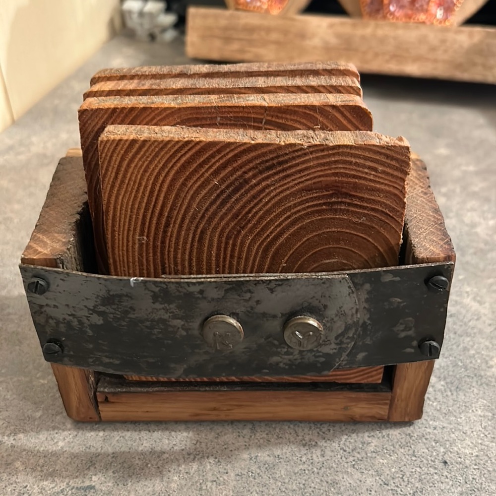 Makers Mark Bourbon Barrel Coasters